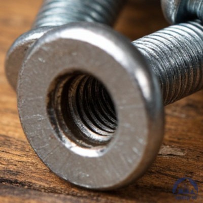 Заклёпка алюминиевая резьбовая М4х11 мм гайка с цилиндрическим фланцем, рифленая купить в Семей