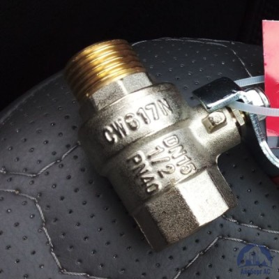 Кран шаровый нержавеющий муфтовый трёхходовой L образный DN 20 26,9 мм 3/4" AISI 316 купить в Семей