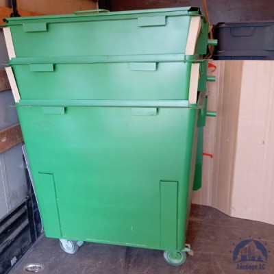 Контейнер металлический для мусора объём 1,1 м³ (евроформа)  купить в Семей