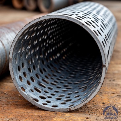 Труба перфорированная стальная купить в Семей