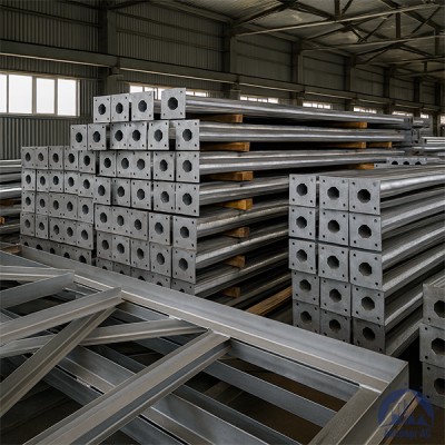 Опора освещения ОГК-10 (2) 4мм коническая граненая купить в Семей