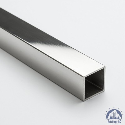 Труба нержавеющая квадратная 50х50х2 мм зеркальная AISI 304 DIN 2395 купить в Семей