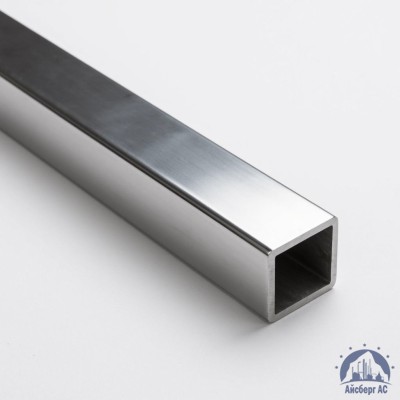Труба нержавеющая квадратная 25х25х2 мм шлифованная AISI 304 DIN 2395 купить в Семей