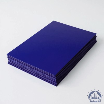 Лист с полимерным покрытием 2х1250х2500 мм RAL 5002 купить в Семей