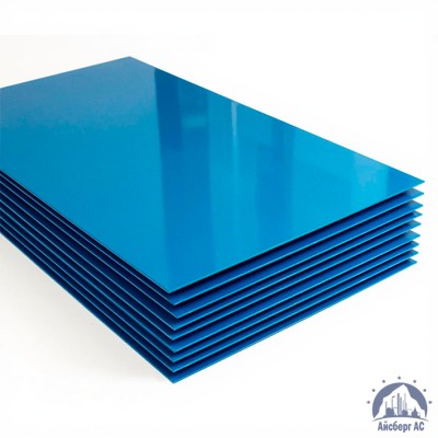 Лист с полимерным покрытием 2х1250х2500 мм RAL 5012 купить в Семей