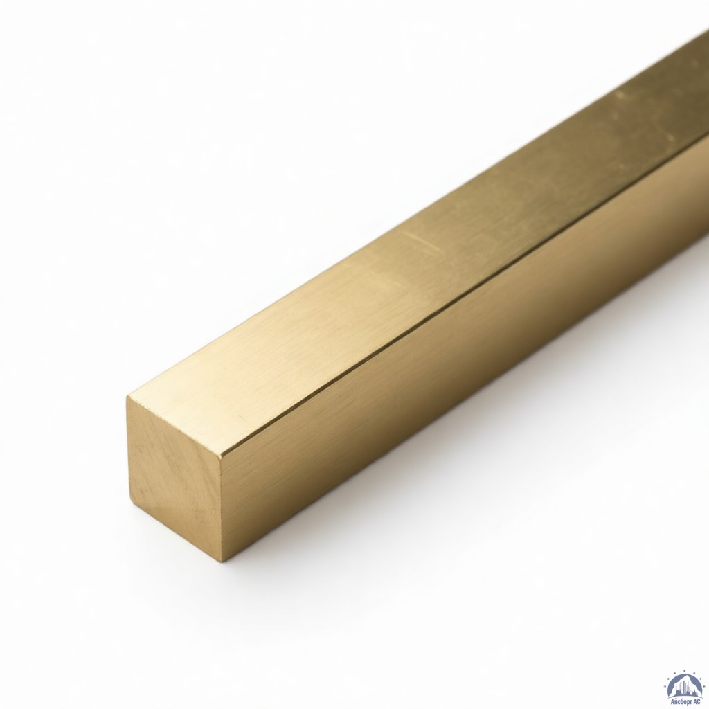 Квадрат латунный 50х50 мм Л63