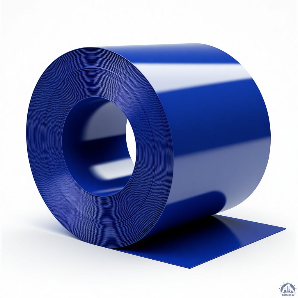 Рулон с полимерным покрытием 0,35х1250 мм RAL 5005