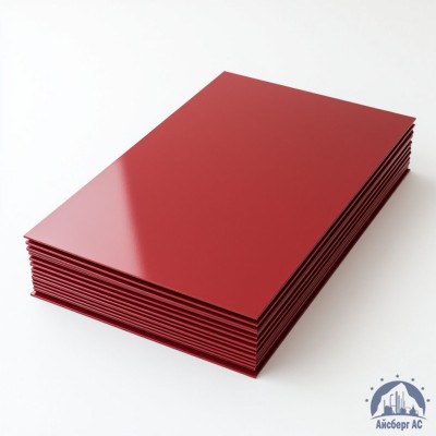 Лист с полимерным покрытием 0,3х1250х2500 мм RAL 3011 купить в Семей