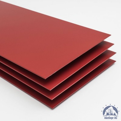 Лист с полимерным покрытием 0,4х1250х2500 мм RAL 3011 купить в Семей