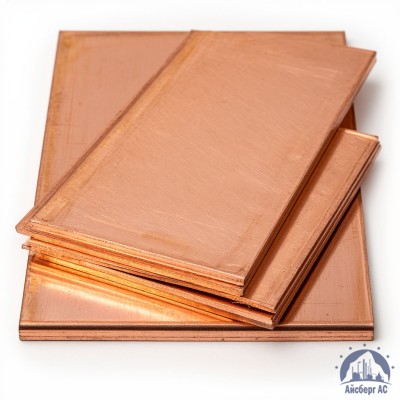 Плита медная 97х600х1500 мм ГПРХХ М1ф ГОСТ 1173-2006 купить в Семей