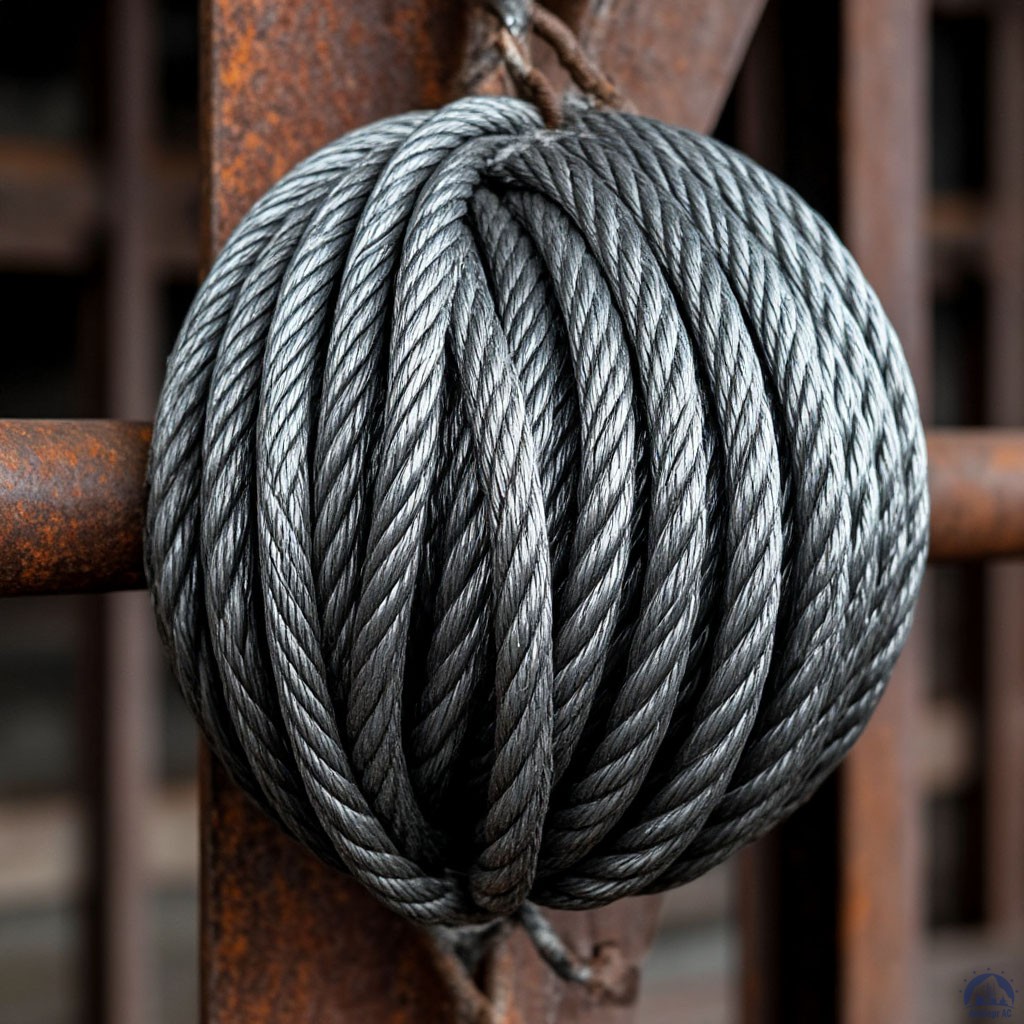 Канат 5,6 мм ГОСТ 2688-80 свивка ЛК-Р 6х19 (1+6+6/6)+1