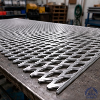 Алюминиевая декоративная просечно-вытяжная сетка 10х46.20х8 мм купить в Семей